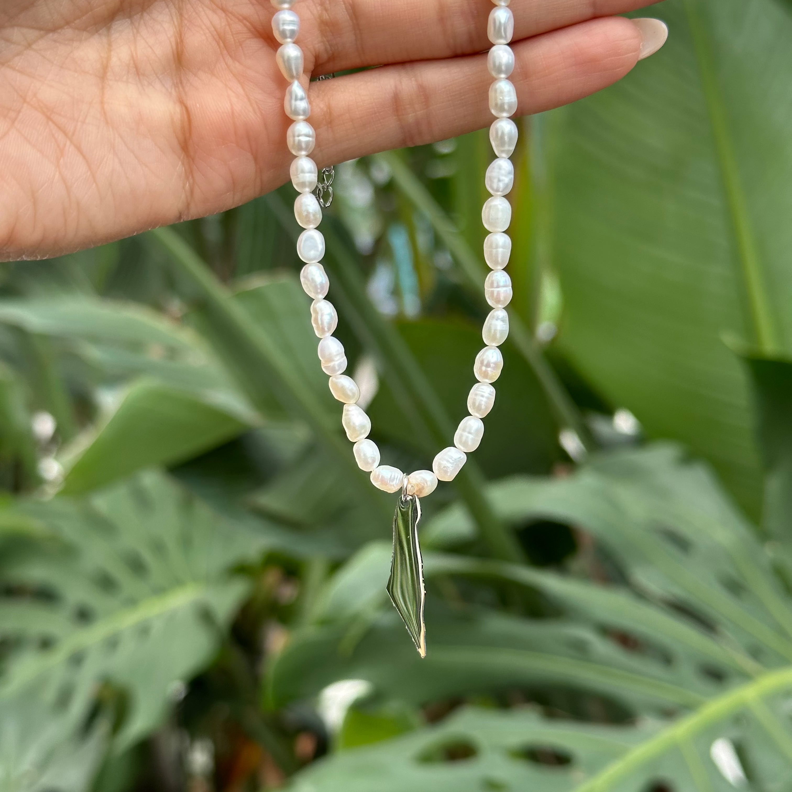 Israel Pendant Pearl Necklace