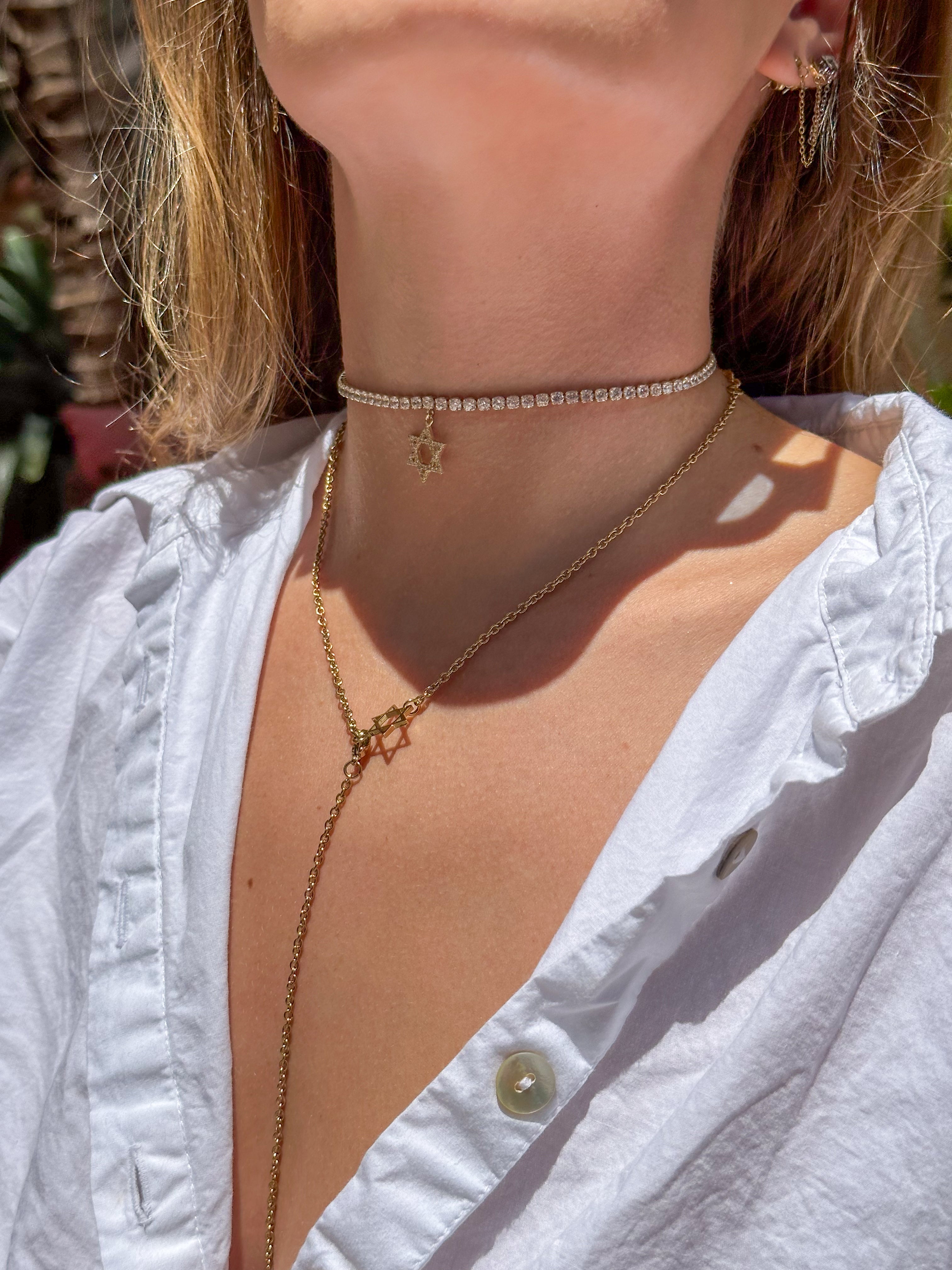 Magen Drop Chain Necklace