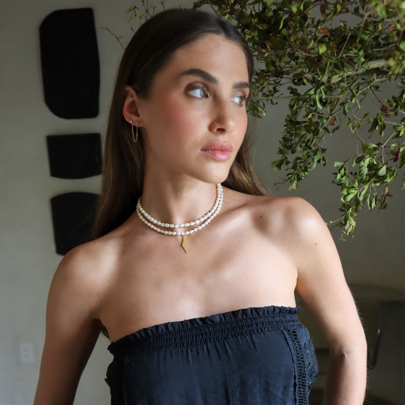 Israel Pendant Pearl Necklace
