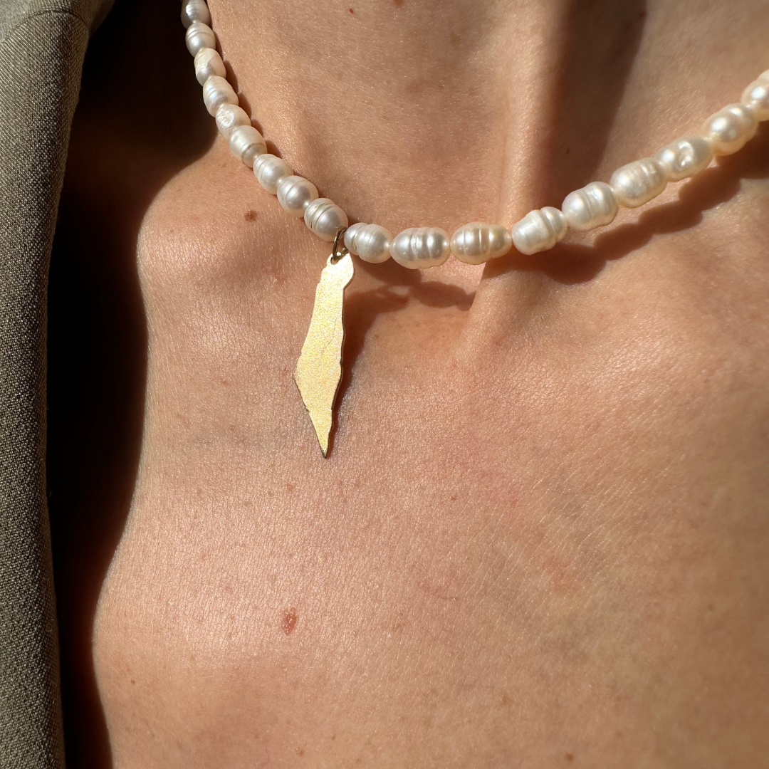 Israel Pendant Pearl Necklace