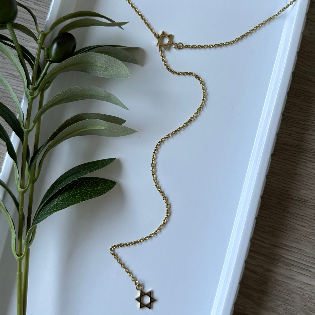 Magen Drop Chain Necklace